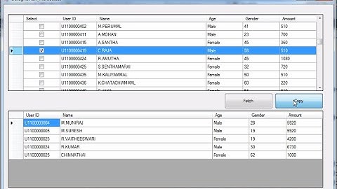 C# Copy Selected Rows in One Datagridview to another gridview