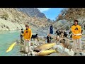 🏕Nomadic life in Zagros: Traditional herding in the mountains⛰️ | and fishing in the raging rivers🎣🌊