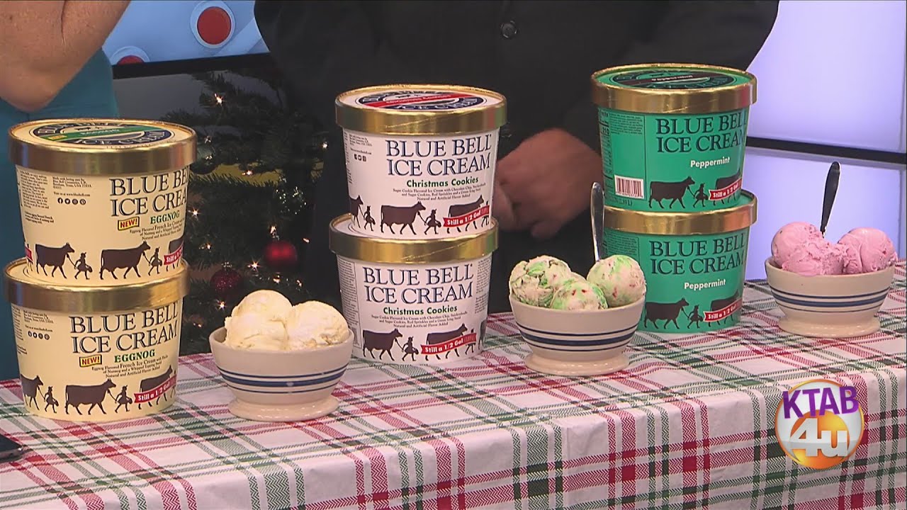 New Eggnog Ice Cream from Blue Bell now in stores YouTube