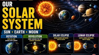 CSS GSA | Solar System, Sun & Planets Complete Lecture | Mercury to Neptune | CSS 2027 |MPT (part 1)