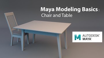 Maya Modeling Basics (Part 6) - Completing the Chair Frame