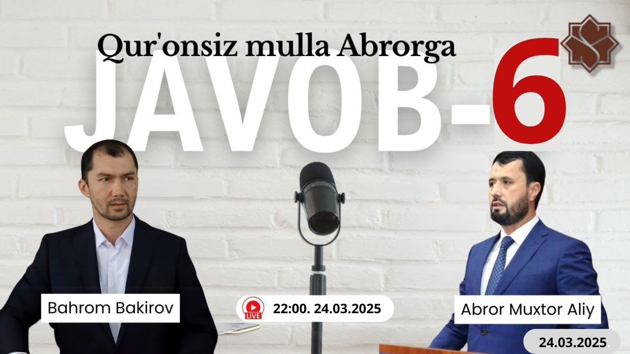 #Abror tuhmatchiga javob -6