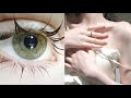 ა ໒ Milky Pale 𝒮kin 𓏵 Green Eyes Extreme Eye Skin Eye Melanin Removal
