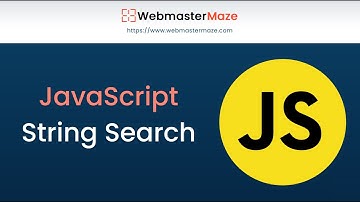 JavaScript String Search