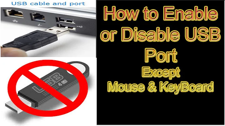 How To Enable Disable USB Port In Windows PC/Laptop Except Keyboard And Mouse|Urdu/Hindi|Tips&Tricks
