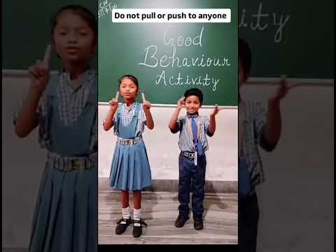 Good Behavior Ayansh School 😴😊 #goodbehavior #schoolactivity #behavior