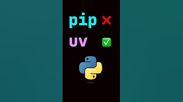 STOP Using PIP, Use UV