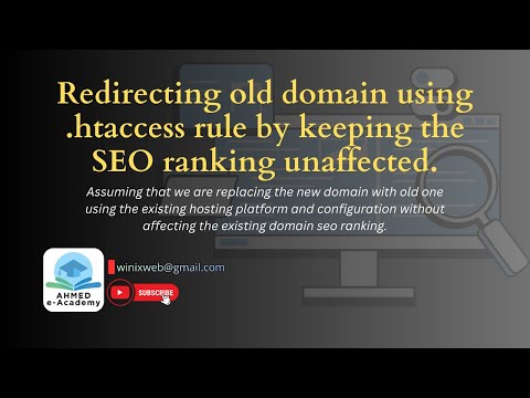 Redirecting old domain using .htaccess rule by keeping SEO the ranking unaffected.