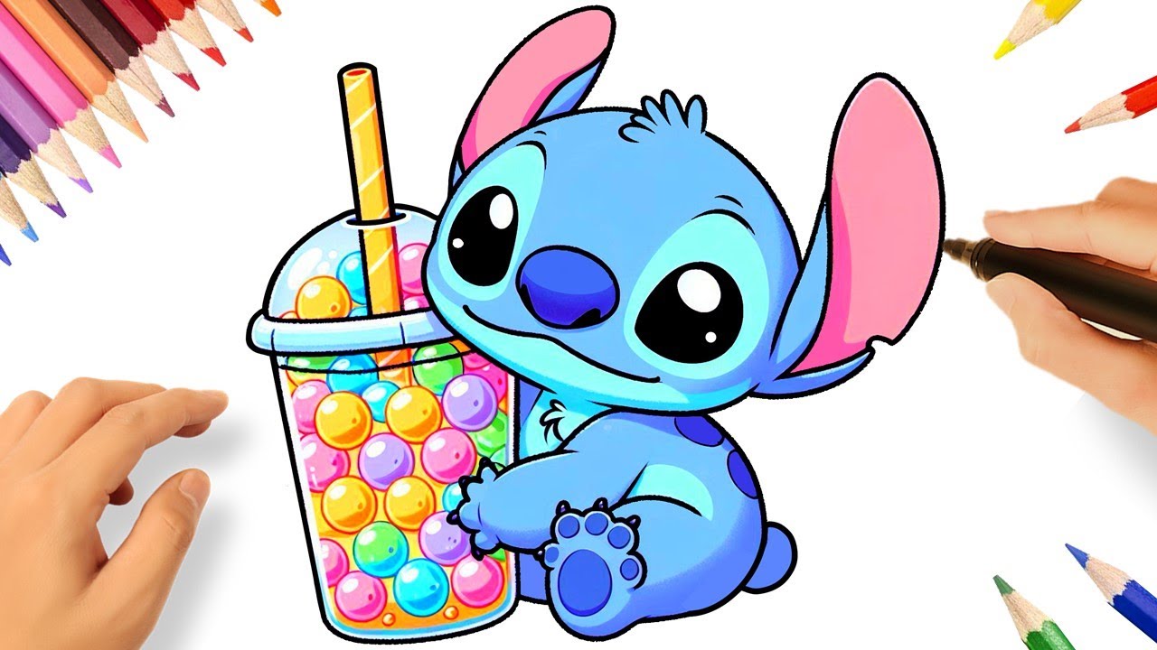 COMO DESENHAR O STITCH BEBÊ 💗 - YouTube