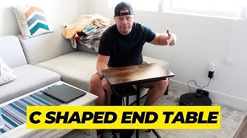 Colima C Shaped Slide Cover End Table Review