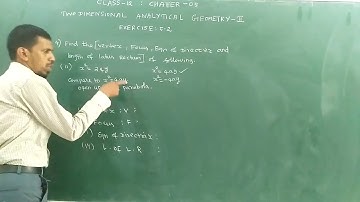Class 12 | Unit – 5 | Two Dimensional Analytical Geometry – II | Exercise :5.2 : Qn.No : 4(ii)