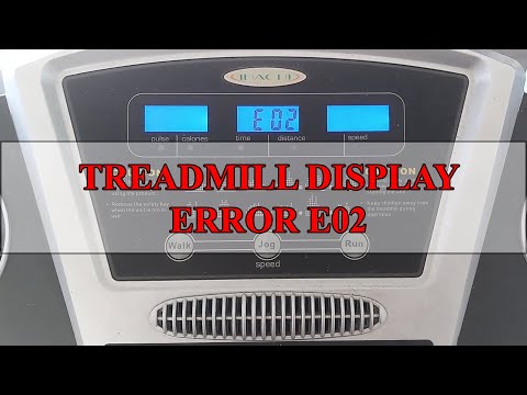 Repair Treadmill Error Code E02 | Control Board Faulty