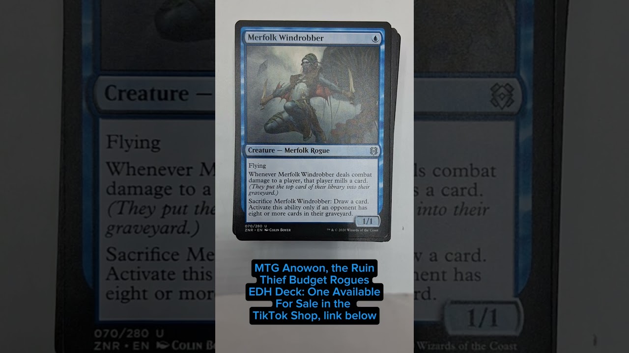 MTG $50 Budget EDH Deck: Anowon, the Ruin Thief Rogues