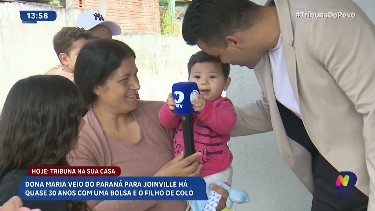 Tribuna na Sua Casa: Dona Maria compartilha história de vida após 30 anos em Joinville