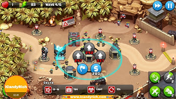 Alien Creeps TD Level 30 Ep 4 91 Stars Missions vs Predators Gameplay iCandyRich 2