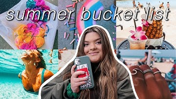 summer bucket list 2021 | 100+ summer things to do when you