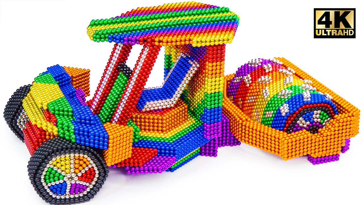 DIY How To Make Amazing Road Roller From Balls (Satisfying