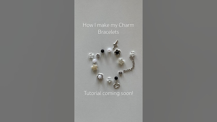 How to make a charm bracelet! #beadedbracelet #charms #beads