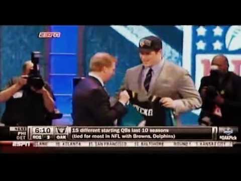 Jacksonville Jaguars Draft Luke Joeckel In The First Round Of 2013 NFL