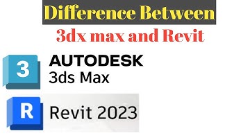 Difference between Revit and 3dx Max|3dx max and revit difference|difference between Revit & 3dx max