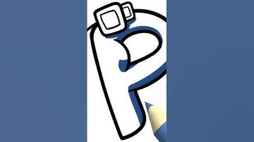 Alphabet lore drawing and colouring #lore #alphabetlore #alphabet #3d #margelnation #ios #android