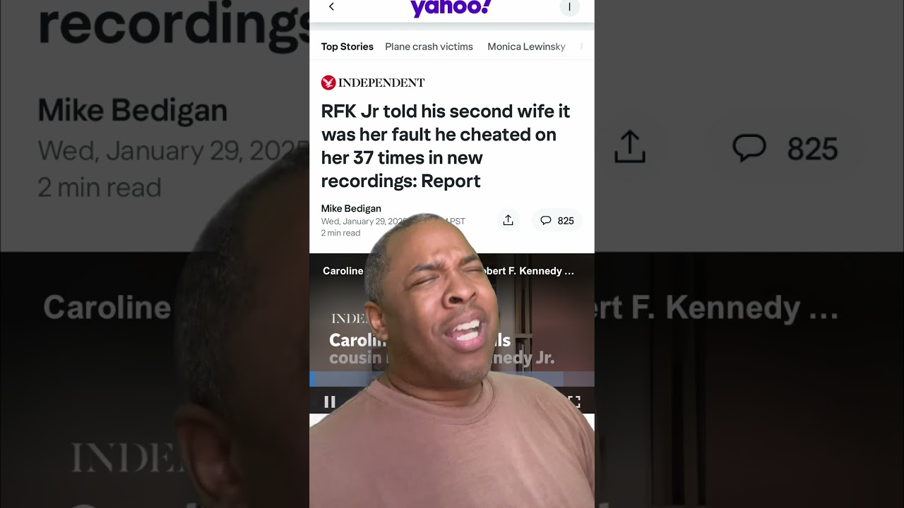 RFK Jr Told His 2nd Wife It Was Her Fault He Cheated On Her 37 Times- Wait What Comedy