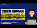 Cisco SDWAN-- OSPF Configuration via CLI and GUI OSPF OMP Redistribute image
