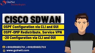 Cisco SDWAN-- OSPF Configuration via CLI and GUI OSPF OMP Redistribute image