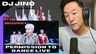 DJ REACTION to KPOP - BTS PERMISSION TO DANCE LIVE PERFORMANCE (SIRIUSXFM HITS 1)