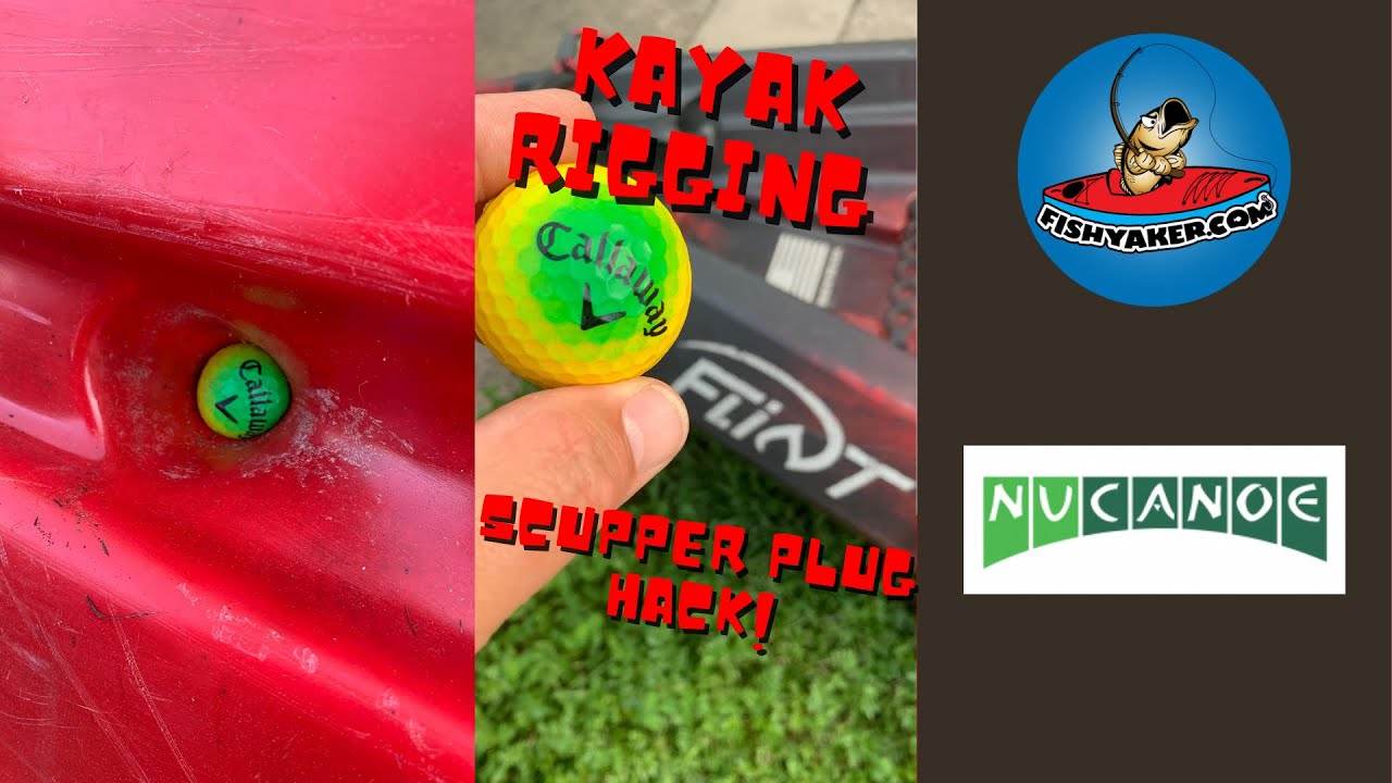 Kayak Fishing Scupper Plug Rigging Hack 