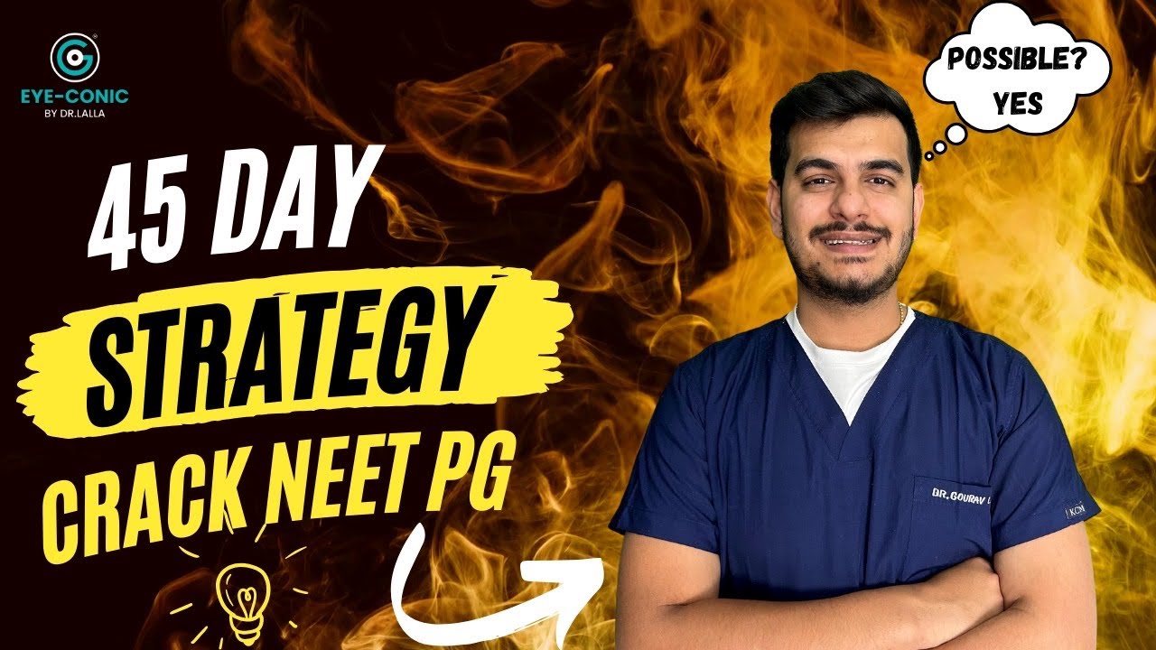How to crack NEET PG 2024 in 45 Days?? Follow now , thank me later !