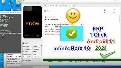 Infinix Note 10 ( infinix X693 ) Android 11 Frp Unlock 2021 | infinix X693 Frp By SP Flash Tool