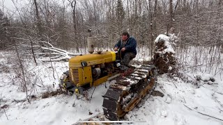 Skidding wood with the Oliver OC3