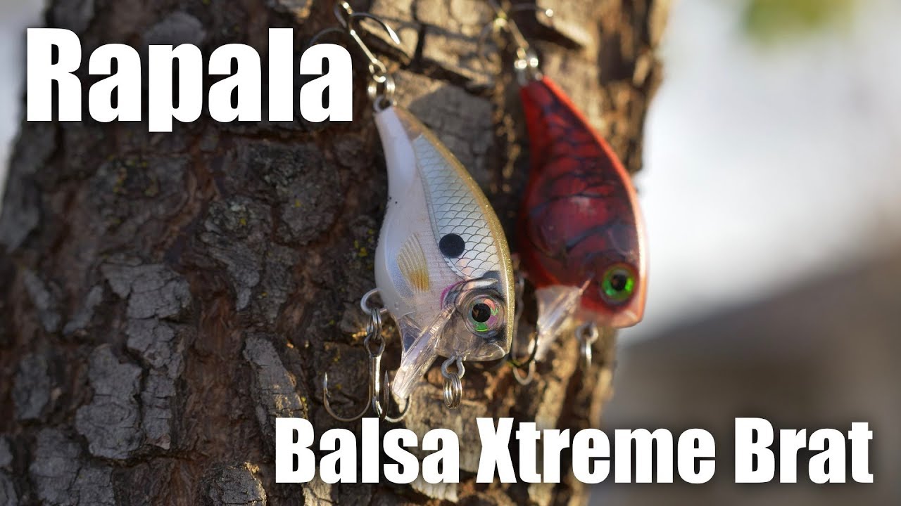 Rapala Balsa Xtreme Brat 06 Fishing Lure - Rock Solid Color Pattern - View #10