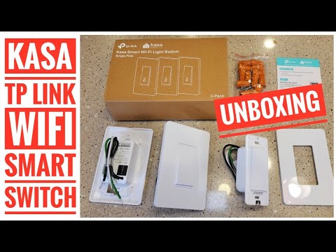 UNBOXING Kasa Smart TP Link Wifi Single Pole Switch 3 Pack HS200P3