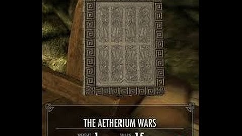 Aetherium wars skyrim