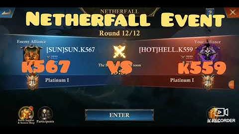 Netherfall Event - King of Avalon
