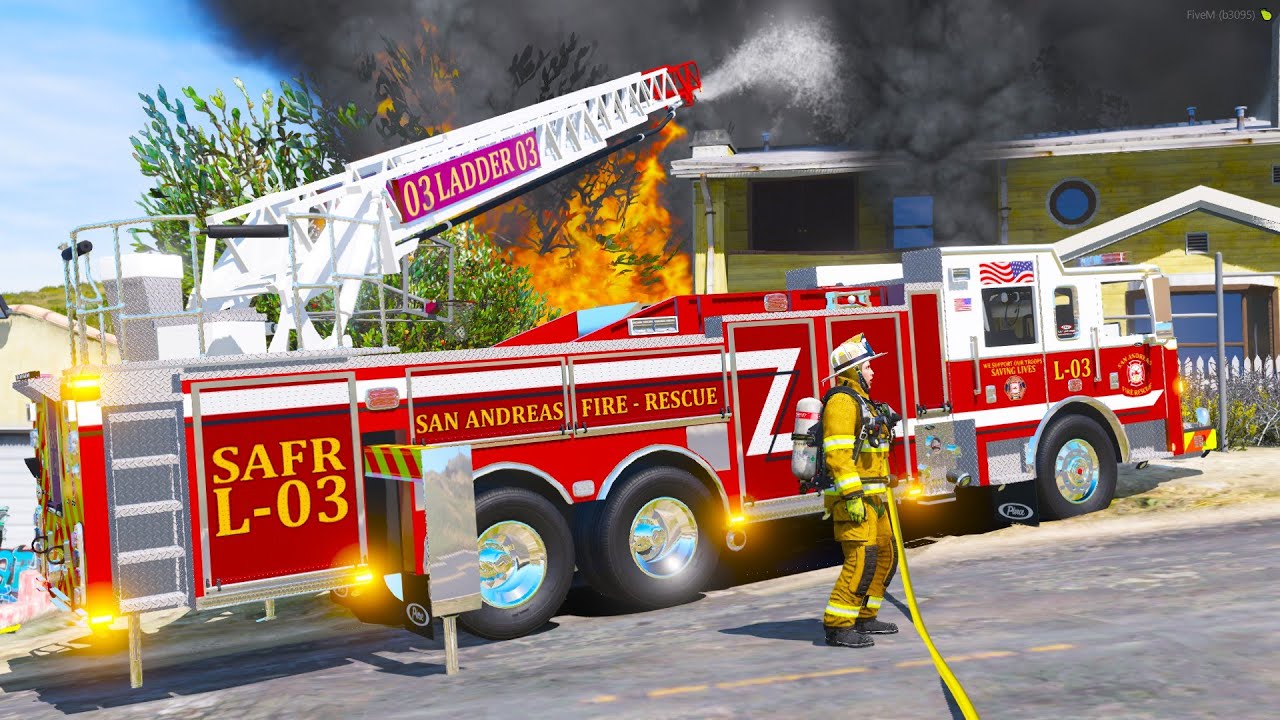 Joining the BIGGEST Fire Department in GTA 5 RP!