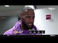 LeBron James Postgame Intervies | Los Angeles Lakers fall to Philadelphia 76ers 114-113