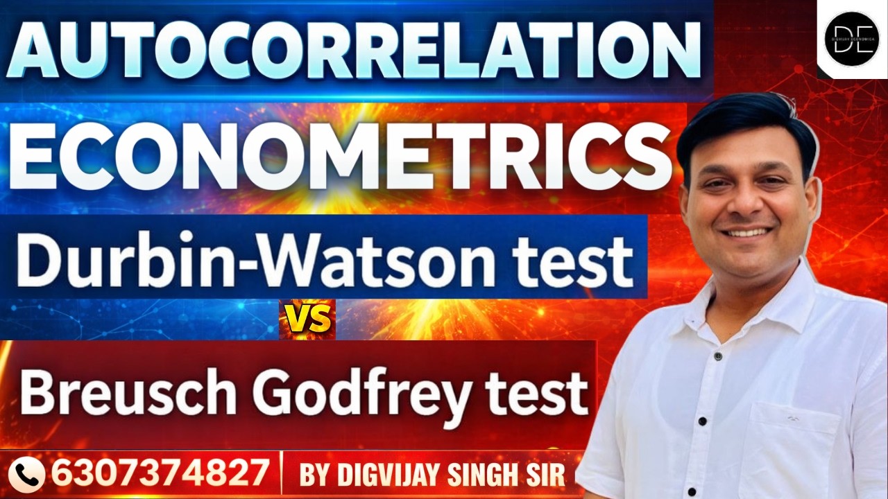 AUTOCORRELATION FOR UGC NET JUNE, ASSISTANT PROFESSOR, IES EXAM 2026 | BY DIGVIJAY SIR |