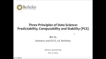 Principles of data science by Dr. Bin Yu