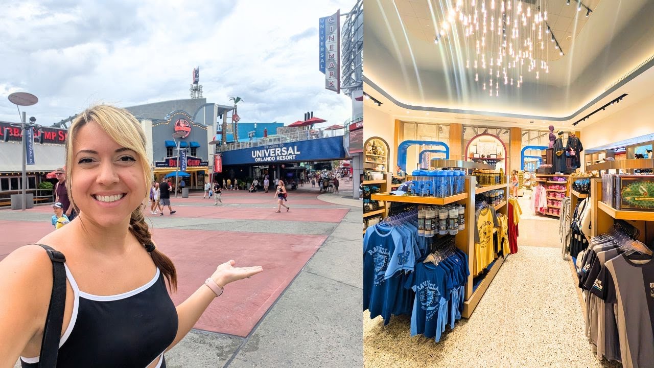 Shopping at Universal Studios City Walk Orlando!