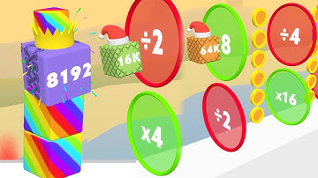 🥳 Happy Cubes 2048 (9999B) 🆚 spill it (happy glass) Gameplay walkthrough part #26