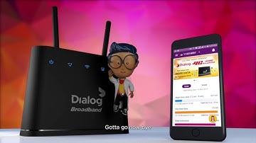 Check your Data usage on your Dialog Home Broadband router through the MyDialog App. | H2VE
