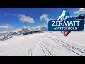 Summer skiing Zermatt - full ride from 3800m to 2900m (7km) - July 2018