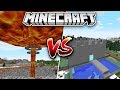 ATOM BOMBASI VS YER ALTI EVİ - Minecraft