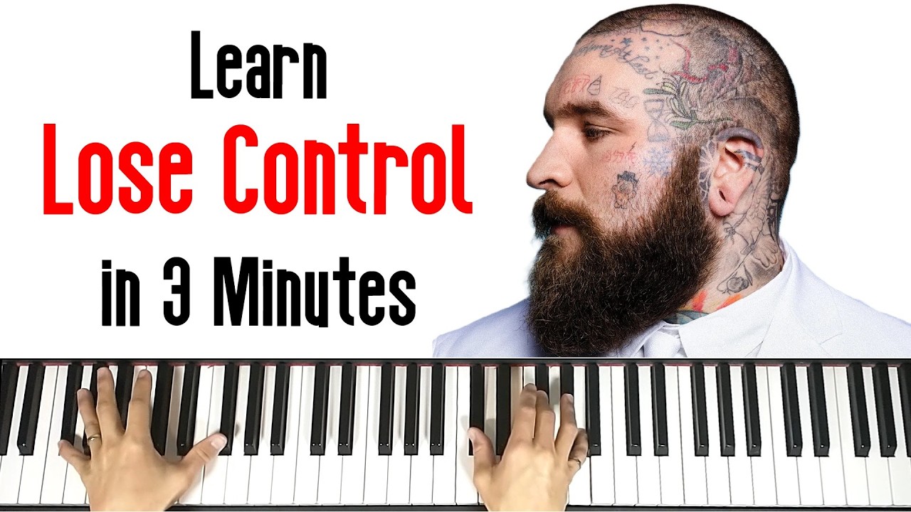 Как играть Lose Control Тедди Свимса | Простой урок игры на фортепиано
