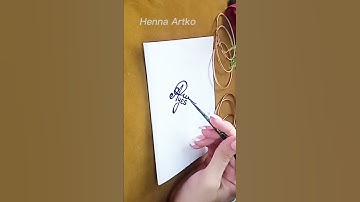 "Ayesha" name signature 🖋✨style || #mehndi #ytshorts #tattoo #shortvideo