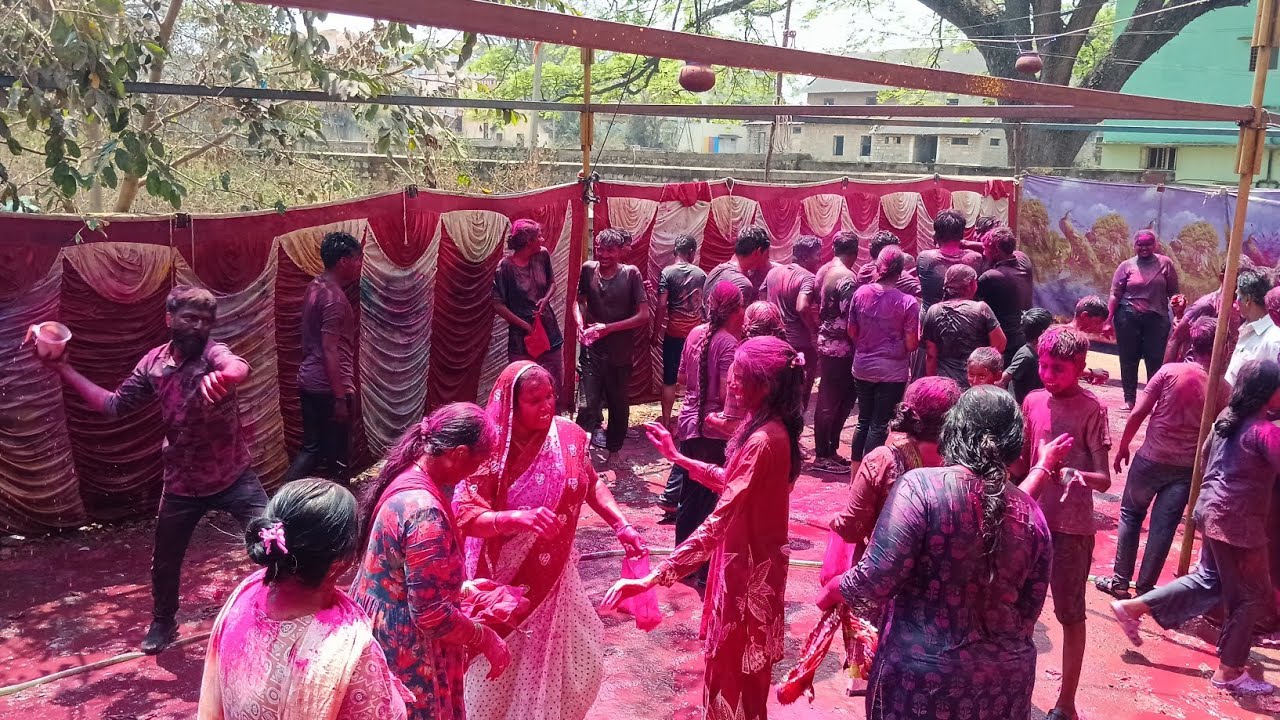   KGF JAIN COMMUNITY PEOPLE'S GRANDLY CELEBRATION HOLI FESTIVAL TODAY AND MR SUSILE EXPLAIN HOLI 