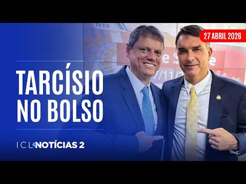 IN A SHOW OF SUPPORT, FLÁVIO BOLSONARO SAYS TARCÍSIO WILL BE PRESIDENT (ONE DAY) - ICL NOTÍCIAS 2...